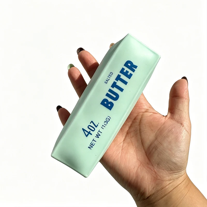 Butter Stick Squishy Stress Ball Fidget Toy Crunchy Squeeze Toy Round Blocks Filled ASMR Anti Stress Release Hand Relax Gift Toy image 3