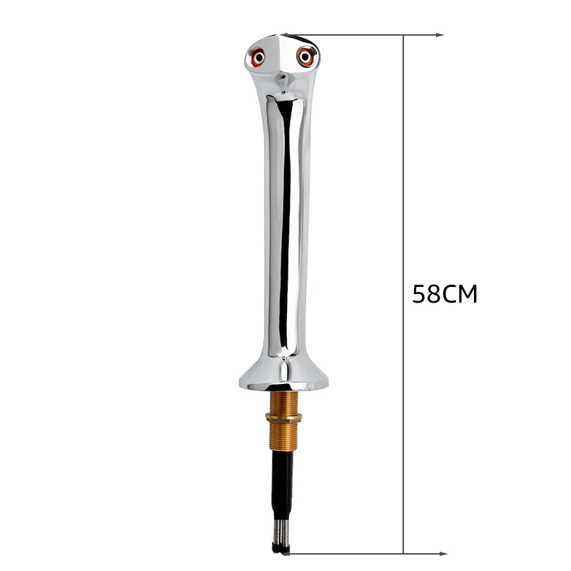 Beer Column Cobra In 2 Classes(Tap Not Included), Glycol-Cooled Double Faucet Silver Beer Tower, Brewing Bar Kegerator Dispenser