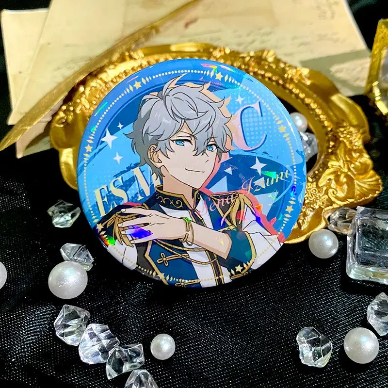 مجموعة من النجوم الانيمي Sakuma Rei Amagi Rinne Aoi Hinata Aoi Yuta دبابيس معدنية شارات شارة الطالب دبابيس الملابس حقيبة المدرسة