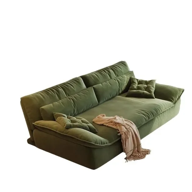 

Multifunctional sailing sofa bed integrated dual-purpose small apartment living room cream minimalist sofa