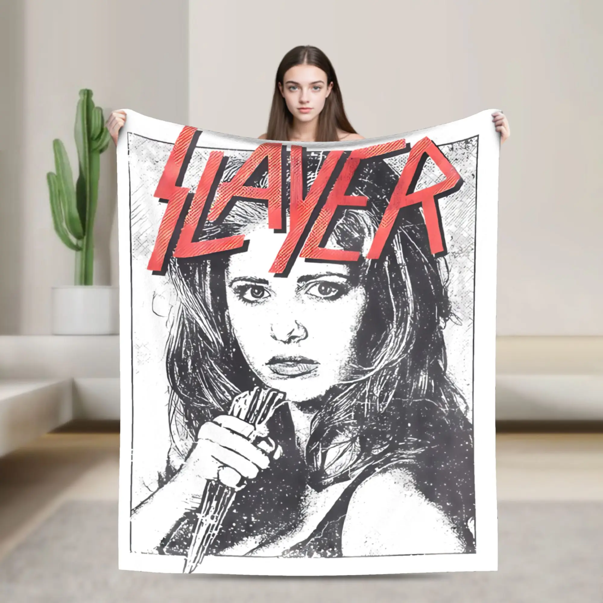 Buffy the Vampire Slayer Blankets   Flannel Throw Blanket Bed Sofa Decoration Lightweight Bedsprea