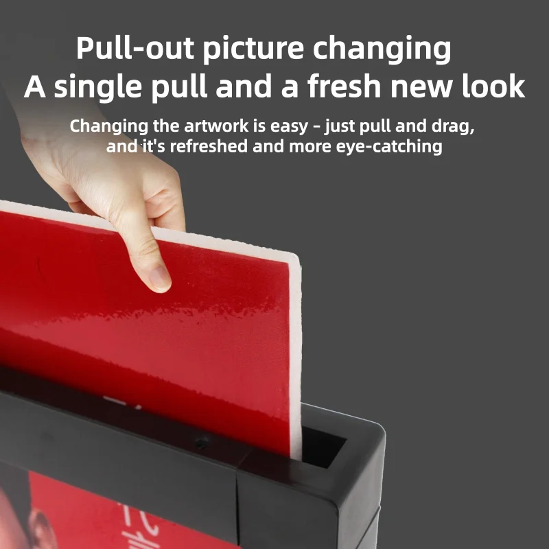 

Уличный ветроустойчивый рекламный стенд 120*200, двусторонний, для найма персонала, вертикальный напольный дисплей