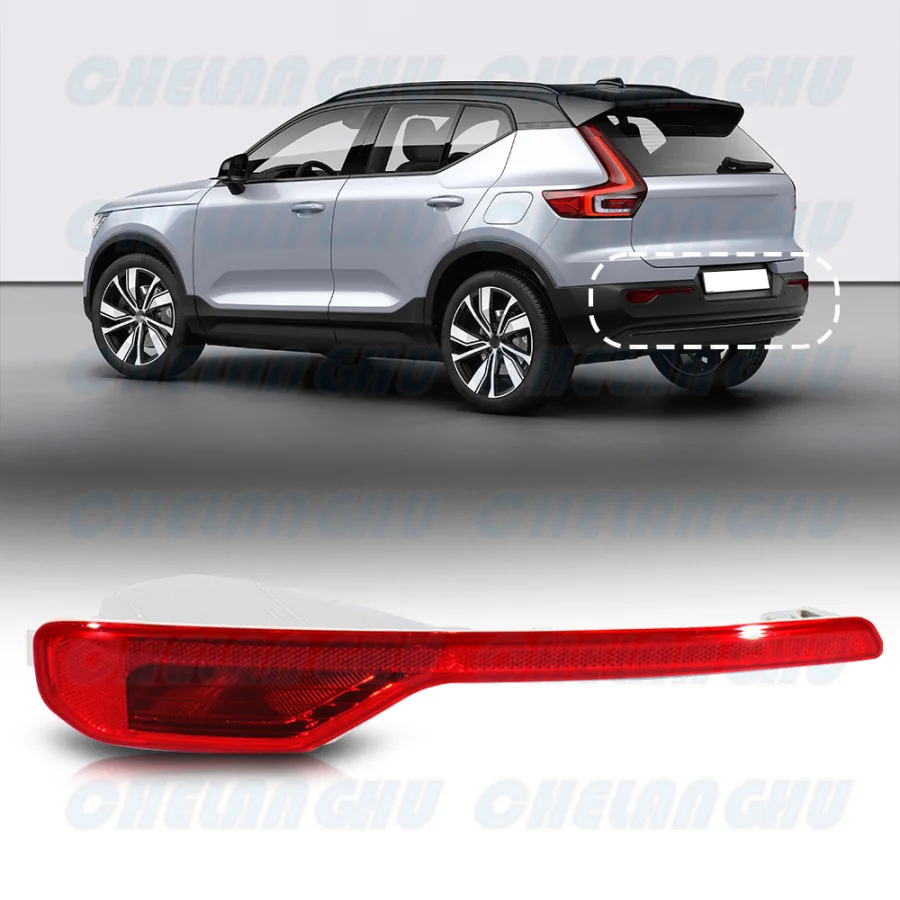 

Для Volvo XC40 2018 2019 2020 2021 2022 2023 31656865 левый задний бампер отражатель лампа без лампочек автомобильные аксессуары