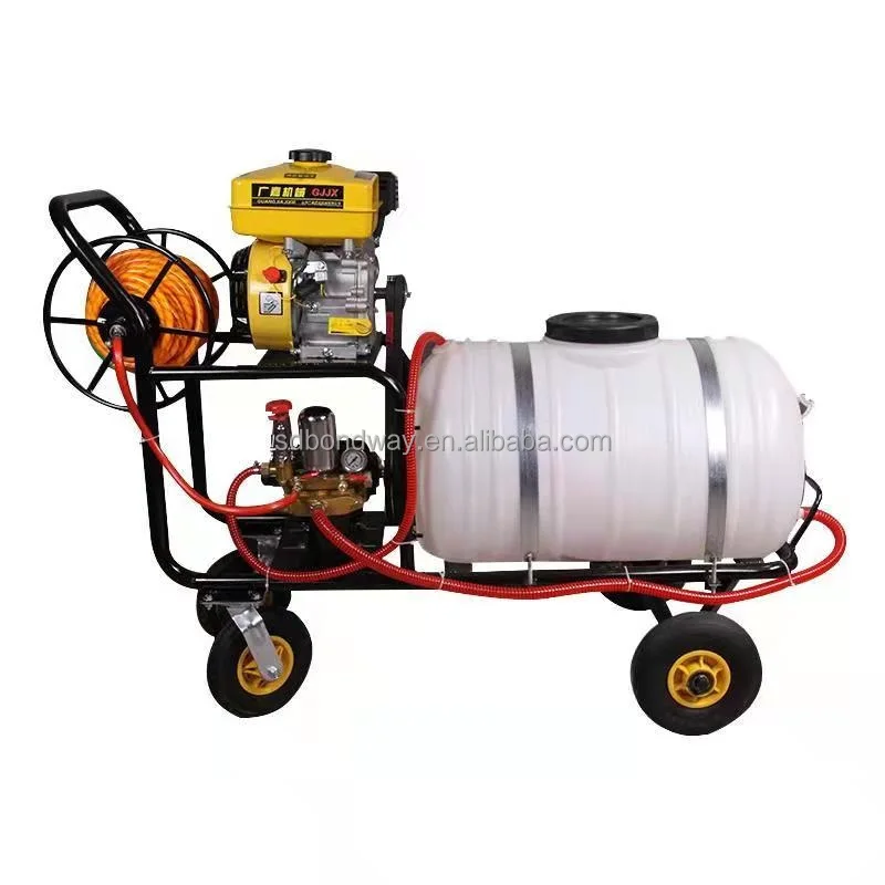 

Agricultural Sprayer Four Wheel High Pressure Trolley Power Sprayer