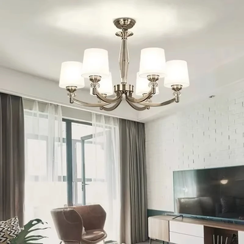 

MZISOSOD for LED Ceiling Pendant Lamp for Living Dining Room Bedroom Home Decor Glass Hanging Chandelier Modern Lighting