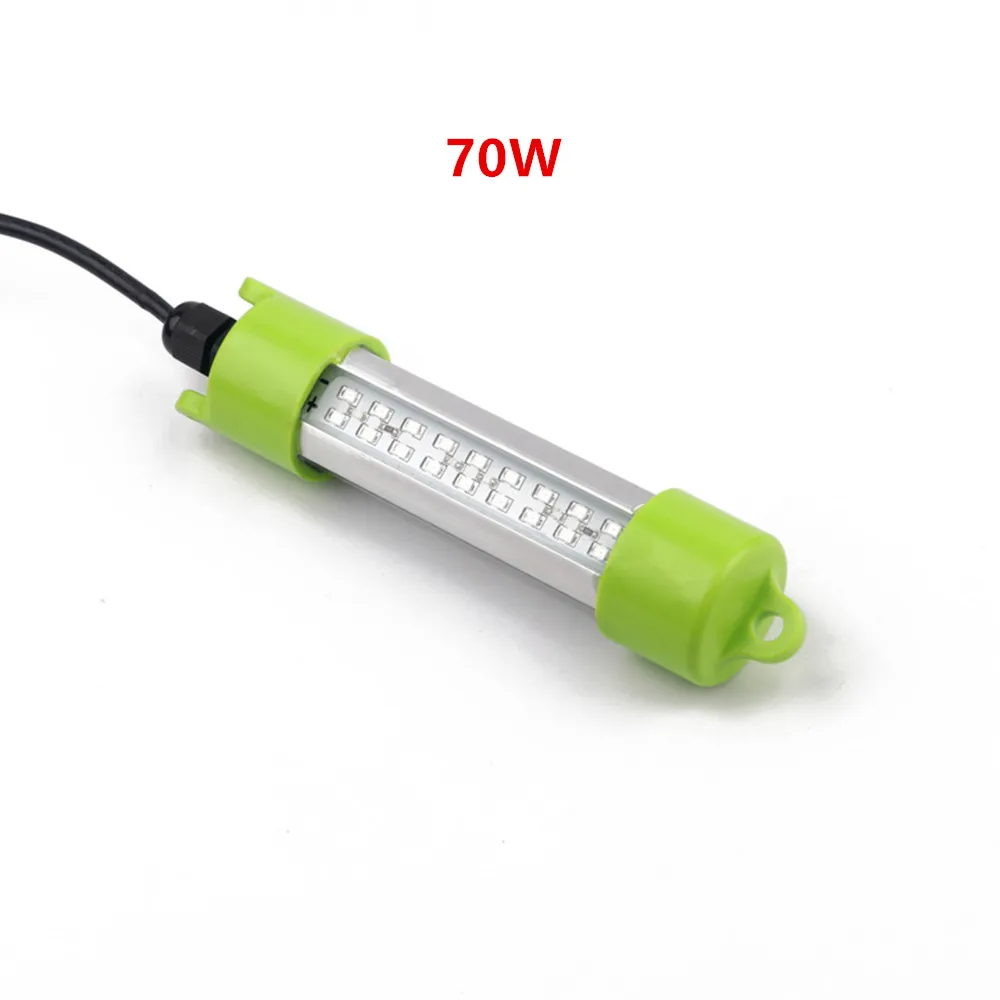 100W 12V Waterproof LED Underwater Light Lamp For Submersible Night Fishing Boat Outdoor Lighting Green Lights Lamps Lure Fish