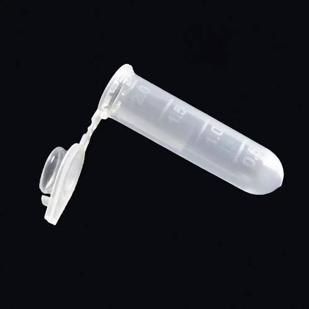 Plastic Centrifuge Tubes Clear Graduated Sample Vials Disposable Laboratory Consumables Flat Conical Bottom Scientific Test Tube