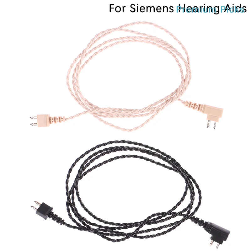 portableHearing Aid 2 Pin Cable Body Aids Unilateral Cord Wire for Siemens Pocket Hearing Aids