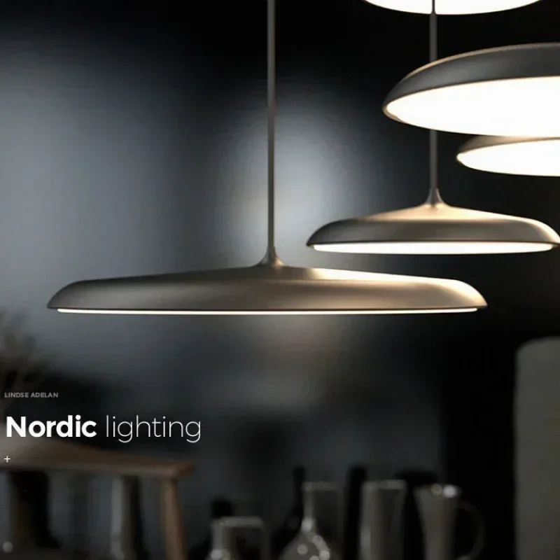 Modern UFO Led Pendant Light Design Round Indoor Hanging Lamp Nordic Kitchen Dining Table Living Room Home Decor Suspension lamp