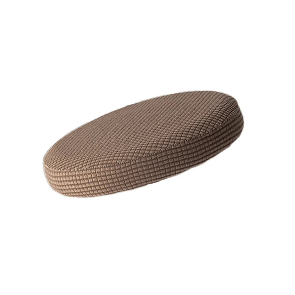 

Light Purple Round Bar Stool Elastic Stretchable Chair Cover Diameter 30-38Cm Protective Seat Case for Hotel Party Office