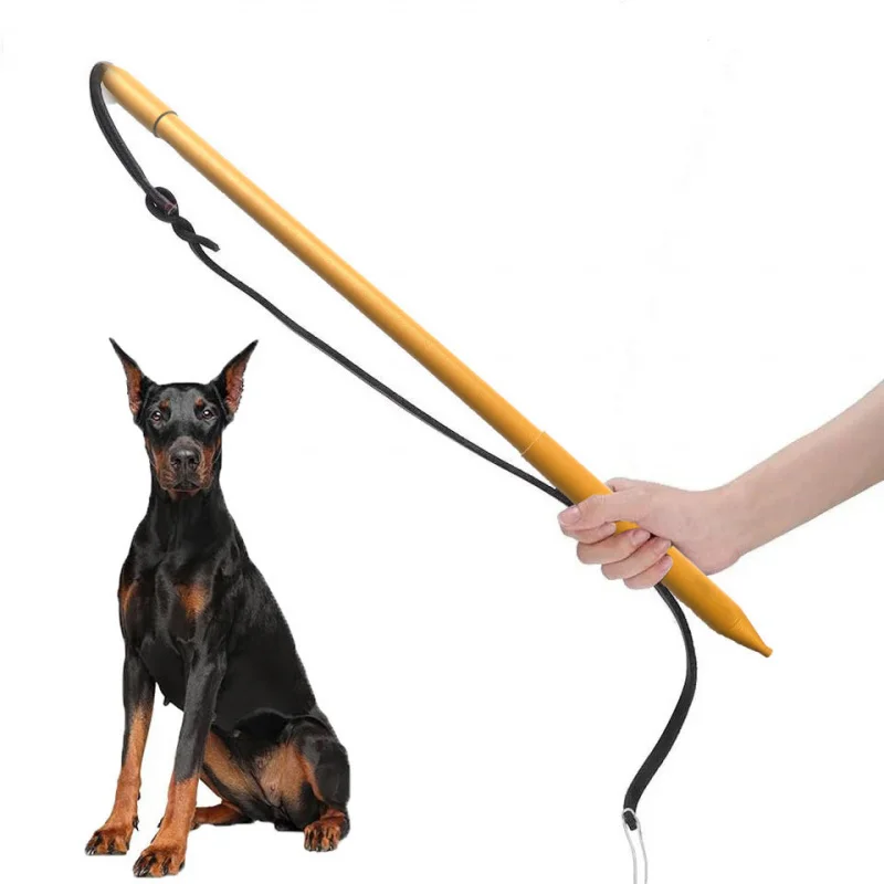 

Cowhide Training StickK9Working Percussion Stick Eye Massager Malinois Leather Whip Driving Dog Walkin