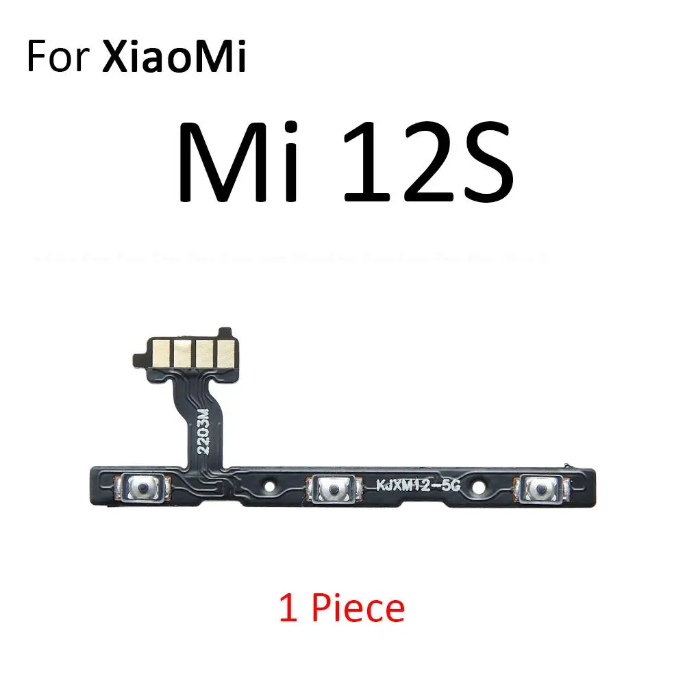 Botón de encendido y APAGADO para XiaoMi Mi 13, 12S, 12T, 12X, Pro Lite, Civi, 1S, 2, botón de volumen silencioso