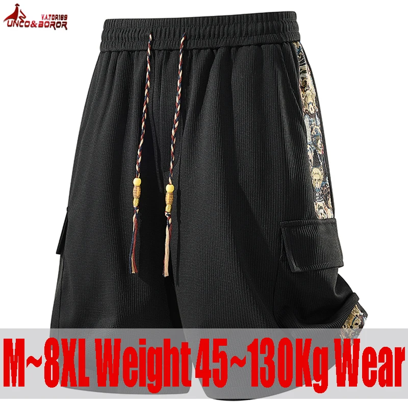Übergröße 6XL 7XL 8XL Bermuda Masculina Herren Sommer Casual Cargo Shorts Homme Boardshorts Herren Gym Jogger Sport Laufshorts