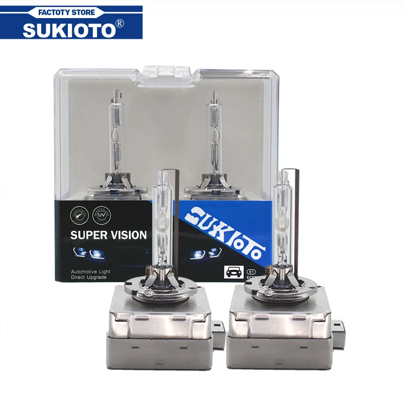 

Ксеноновая лампа SUKIOTO оригинальная D1S D3S HID, 2 шт., 12 В, лм, быстрая яркость, D1S Φ для Audi Q3 Q5 Q7 A5 A4 A3, для BMW Volvo