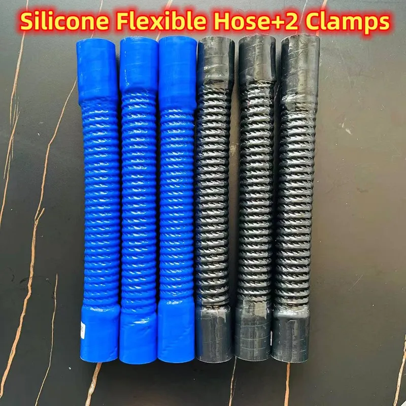 

Black blue car air intake pipe radiator hoses for cars flexible rubber tube car intercooler pipe silicone flexible hose joiner