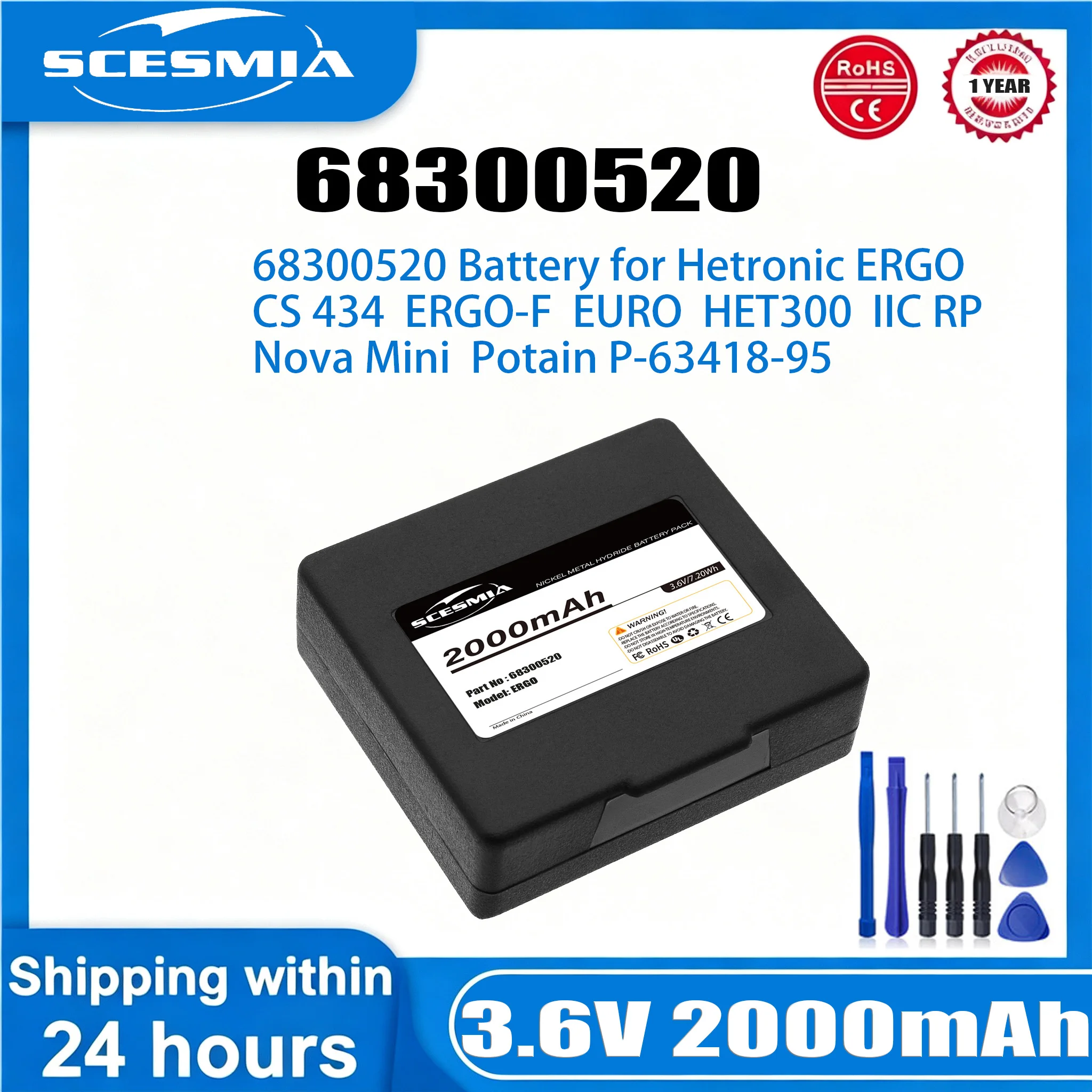 Crane Remote Control 2000mAh Battery For Mini EX2-22 Abitron KH68300990.A  Hetronic 68300600 68300900 900 HE900 KH68300990
