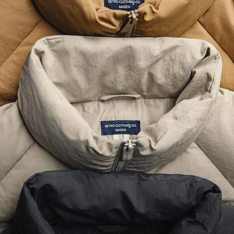 Madenผู้หญิงลงเสื้อแจ็คเก็ตฤดูใบไม้ร่วงฤดูหนาว90% เป็ดสีขาวลงหนาและWarm Stand Collarเสื้อแจ็คเก็ตWindproof