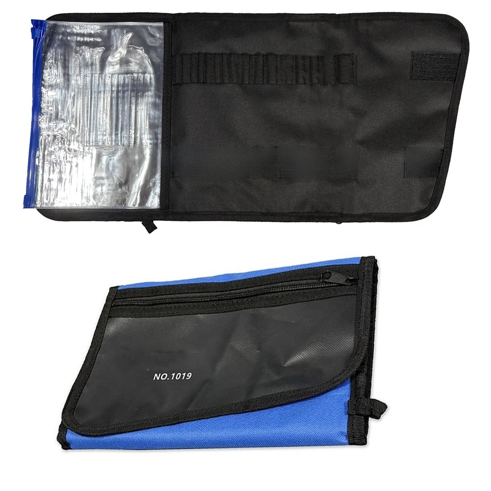 1pc Tool Bag Foldable Tool Organizer Pouch Waterproof Storage Bag Multi-Layer Storage For Drill Bits Wrenches Storage Bag