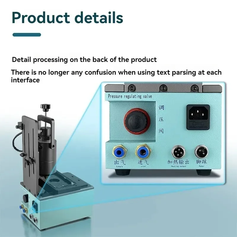 30cc/10cc Semi-automatic Dispensing Machine with Foot-operated Glue Dispensing and Semi-automatic Adhesive Application Machine