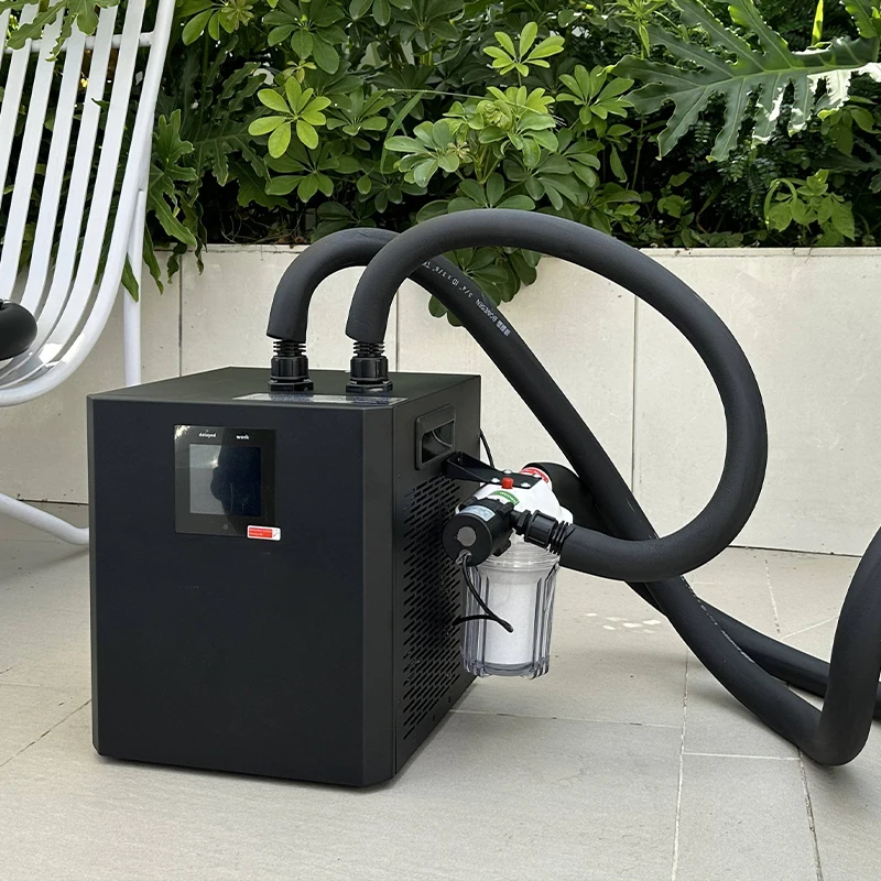 Eisbad-Erholung, Haushaltskühler LG-CY300P, Gürtel, externer PP-Baumwollfilter, kalter Dekolleté