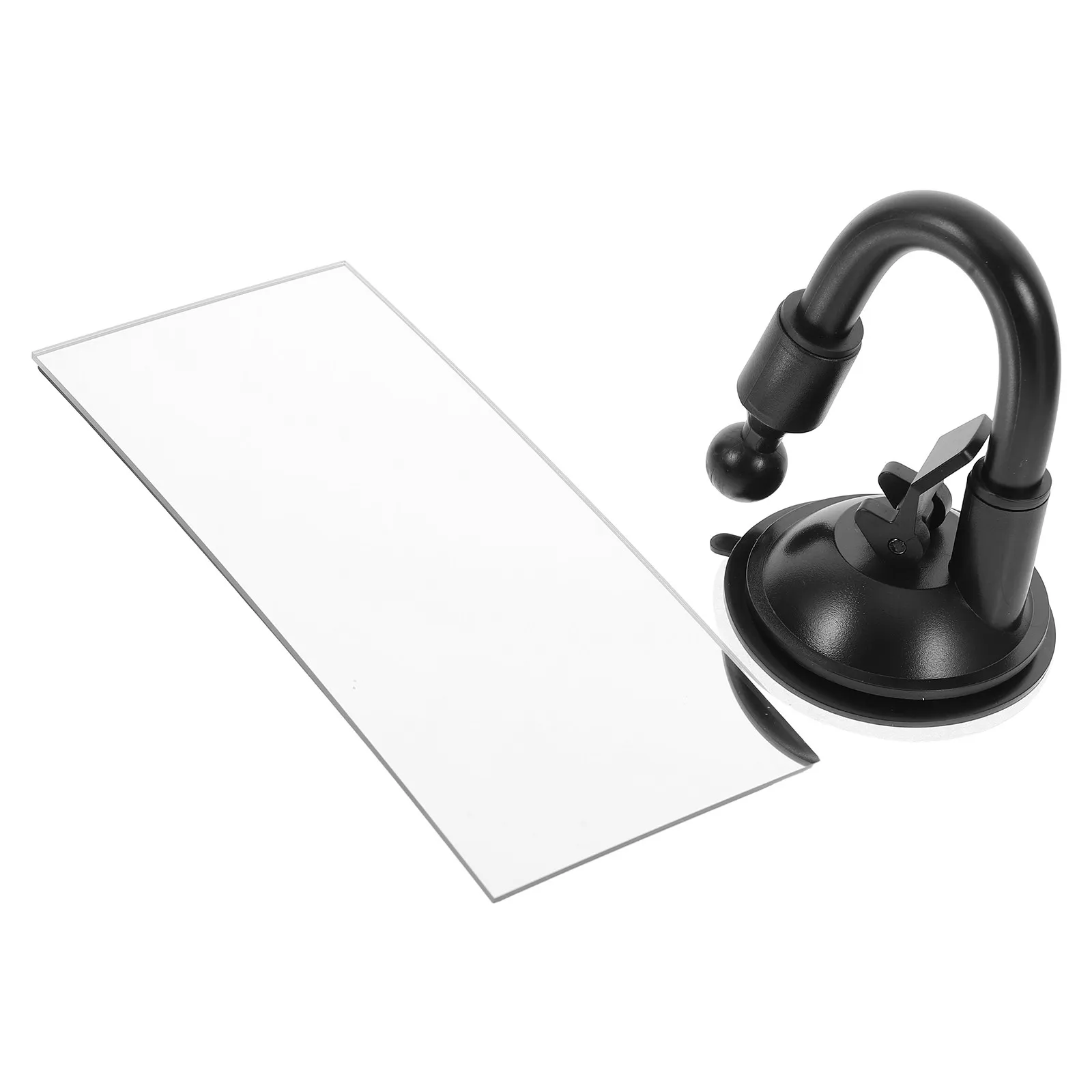 Reflective Wide Angle Car Rearview Mirror Large Viewing Area Anti-Glare Surface Sucker Mount for All Vehicle Types Blind Spot