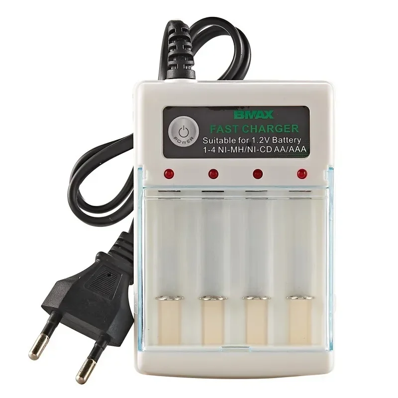 AA / AAA Battery Charger 2 4 Slots AC 110V 220V For NI-MH /NI-CD AA AAA Charging 1.2V Rechargeable Battery Charger