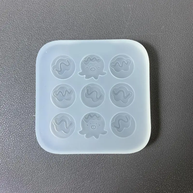 

Practical Sturdy Silicone Mould Craft Supplies Fashion Accessory for Making Decorative Octopus Balls in Various Shapes F3MD