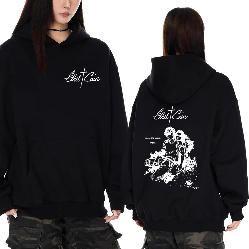 

Singer Ethel Cain Tour 2025 Double Sided Print Hoodie Autumn Winter Men women Trend Y2k Casual Sweatshirt Unisex Fleece pullover