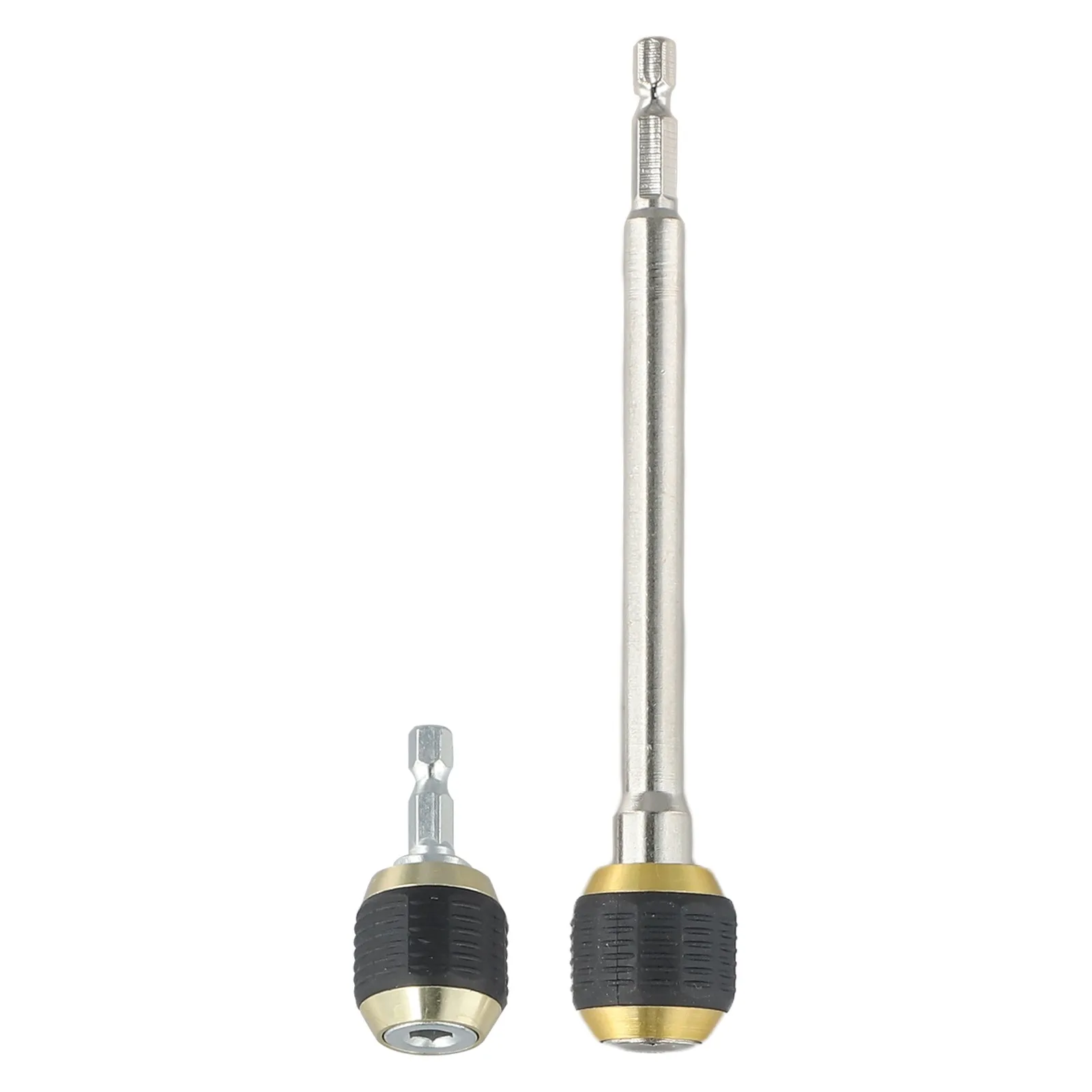 

2pcs 50mm150mm Hex Shank Quick Coupling 1/4 Self-Locking Connecting Rod Holder Stainless Steel Power Tools Accessories