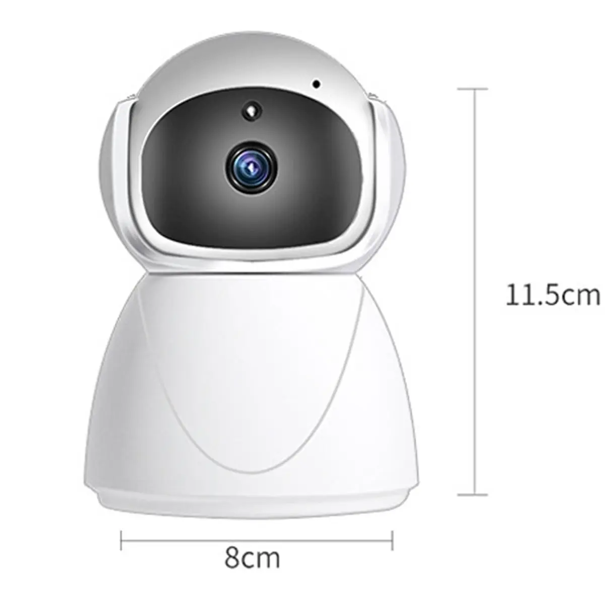 【Promo】WiFi Smart IP Camera 3MP AI Human Detect Color NightVision Surveillance Camera Smart Life Baby Monitor W/ 32G TFCard(EU)