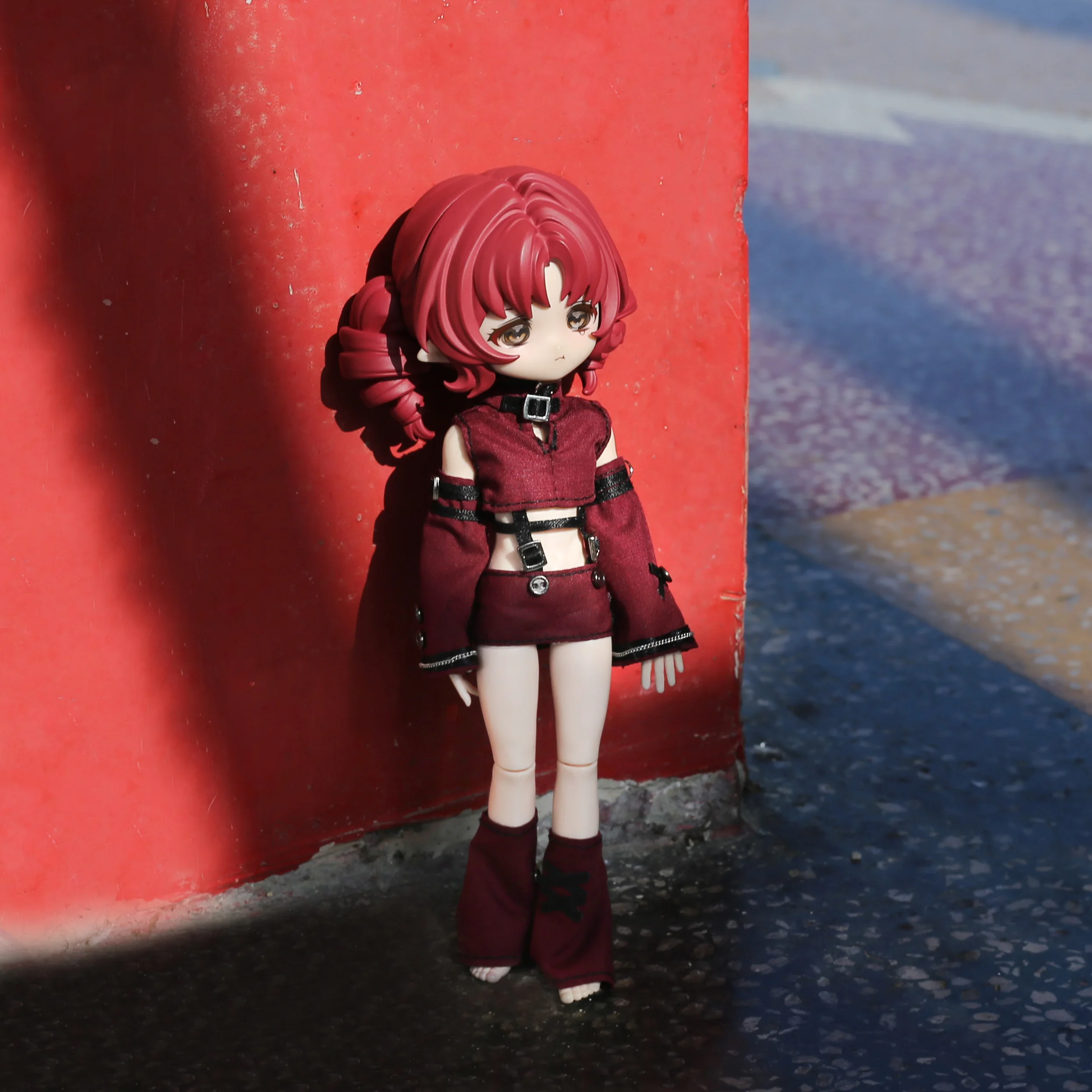 1/12 BJD Spice Girl Punk jk Uniform Set For OB11 Azone picco neemo Asi2.0 3.0 Movable Joints Action Figure Doll Outfit Clothing