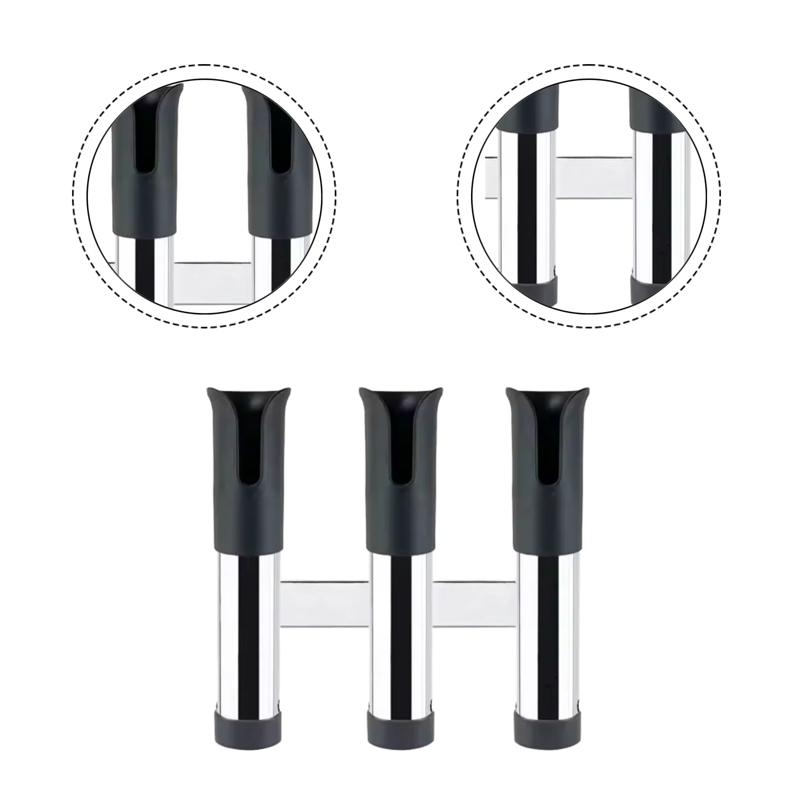 

Удобное решение для хранения удочек, стойка для морской удочки, держатель для удочки из нержавеющей стали, устойчивая к ржавчине конструкция