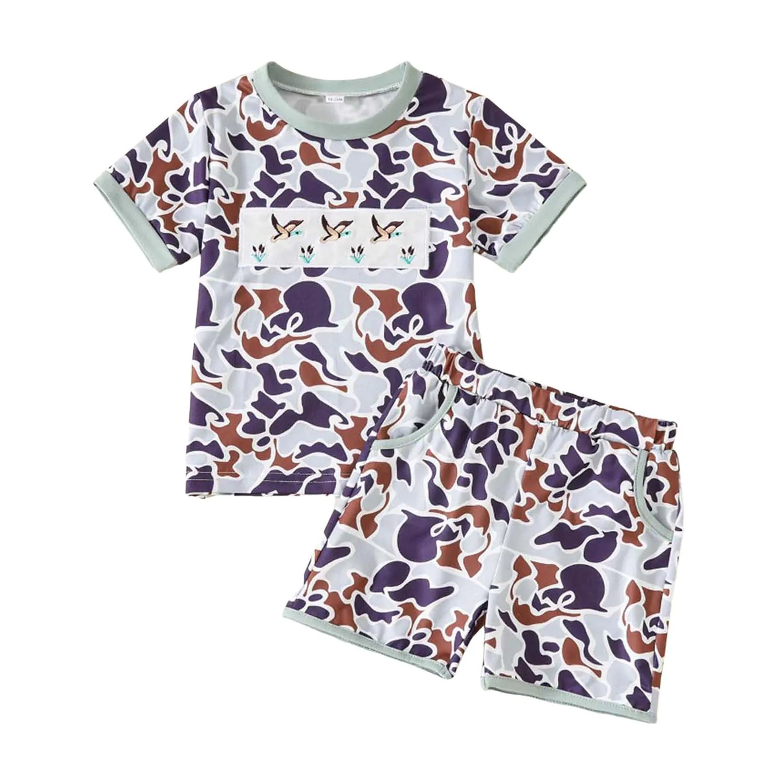 

Clothes Two Pieces Boys Comfortable And Breathable Short Sleeved Twopiece Set With Leopard Print And Cute Baby Boy 3 6 Months