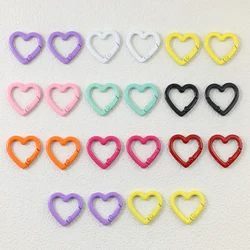 2~10pcs Zinc Alloy Heart Lobster Clasps Snap Hooks Key Chain Dolls/Label Connector Zinc Alloy For Jewelry Making DIY Accessories