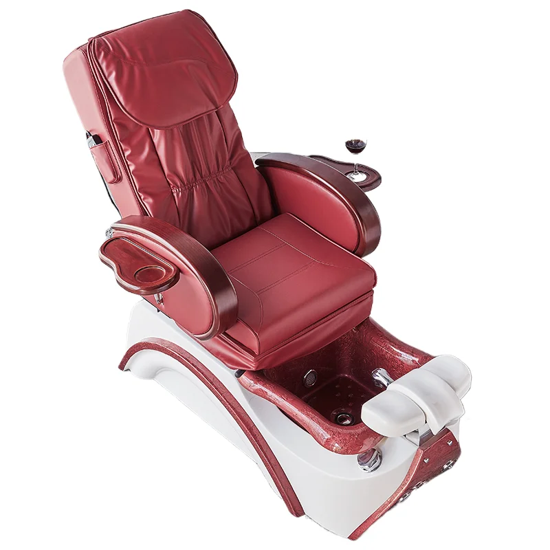 Comfort Folding Tray Armrests Massage Chair Spa Chair Manicure Foot Bath Foot Bath Manicure Chair