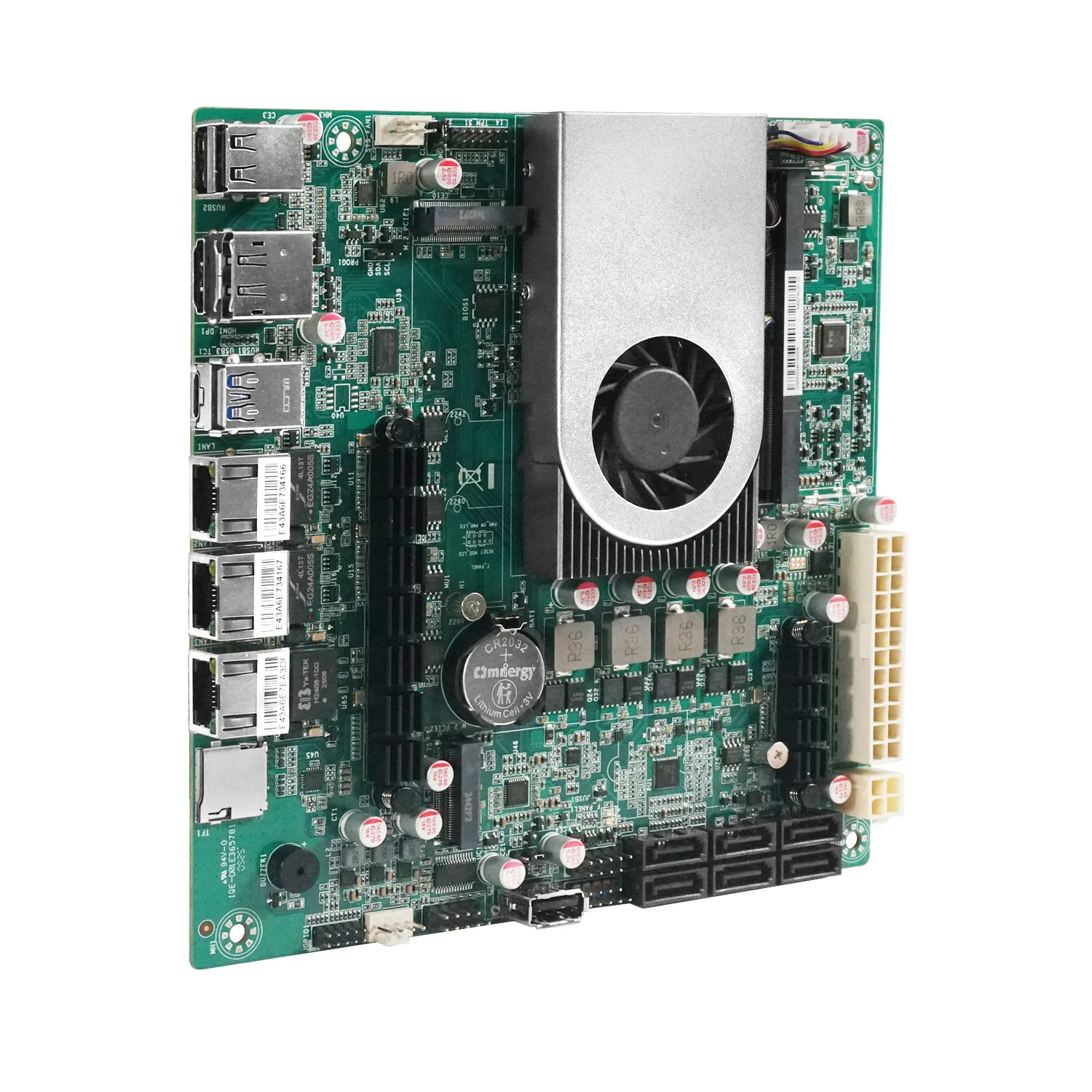 Aittact new N150 NAS MINI-ITX Motherboard Quad Cores 2*I226 1*10G Ethernet Ports 2*M.2 6*SATA DDR5 16G NAS Server Motherboard