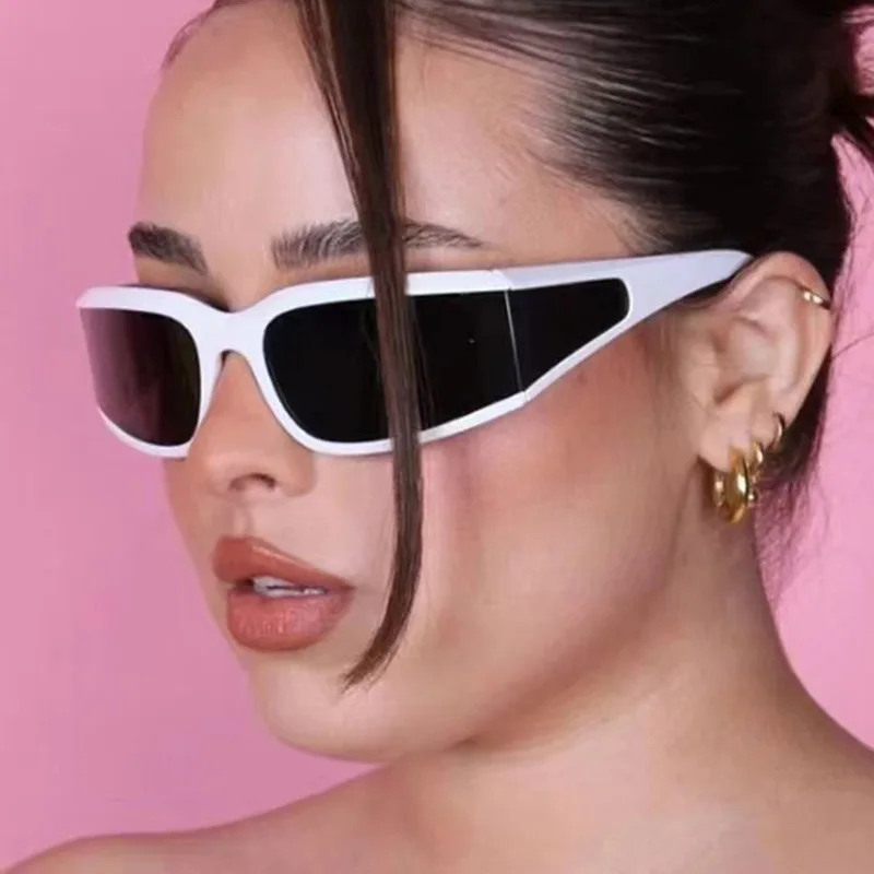 Y2k نظارات شمسية خارجية رياضية بإطار ضيق لركوب الدراجات نظارات شمسية عصرية مقاومة للرياح 66304 #1