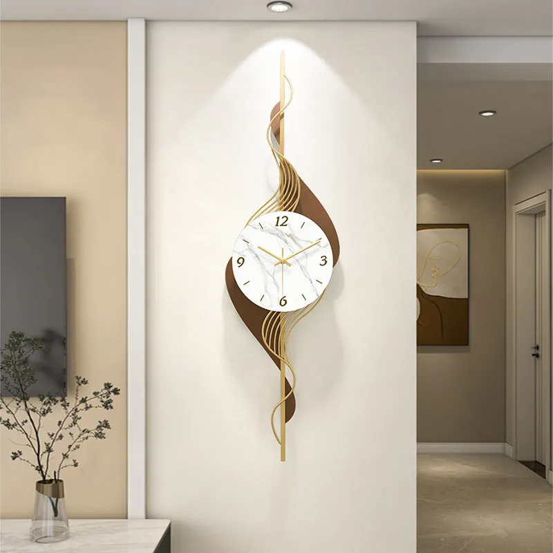 Silent Luxury Wall Clocks Modern Living Room Big Size Wall Clocks Xenomorph Creative Orologio Da Parete Ornaments Home Decor