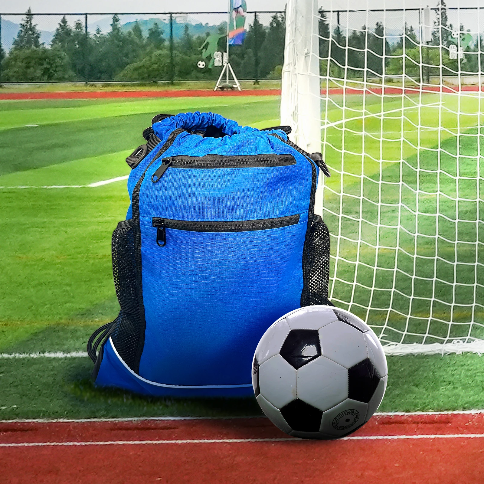 Multifunctional Casual Backpack Versatile 2025 New Fashion Large-Capacity Drawstring Sports Basketball Bag