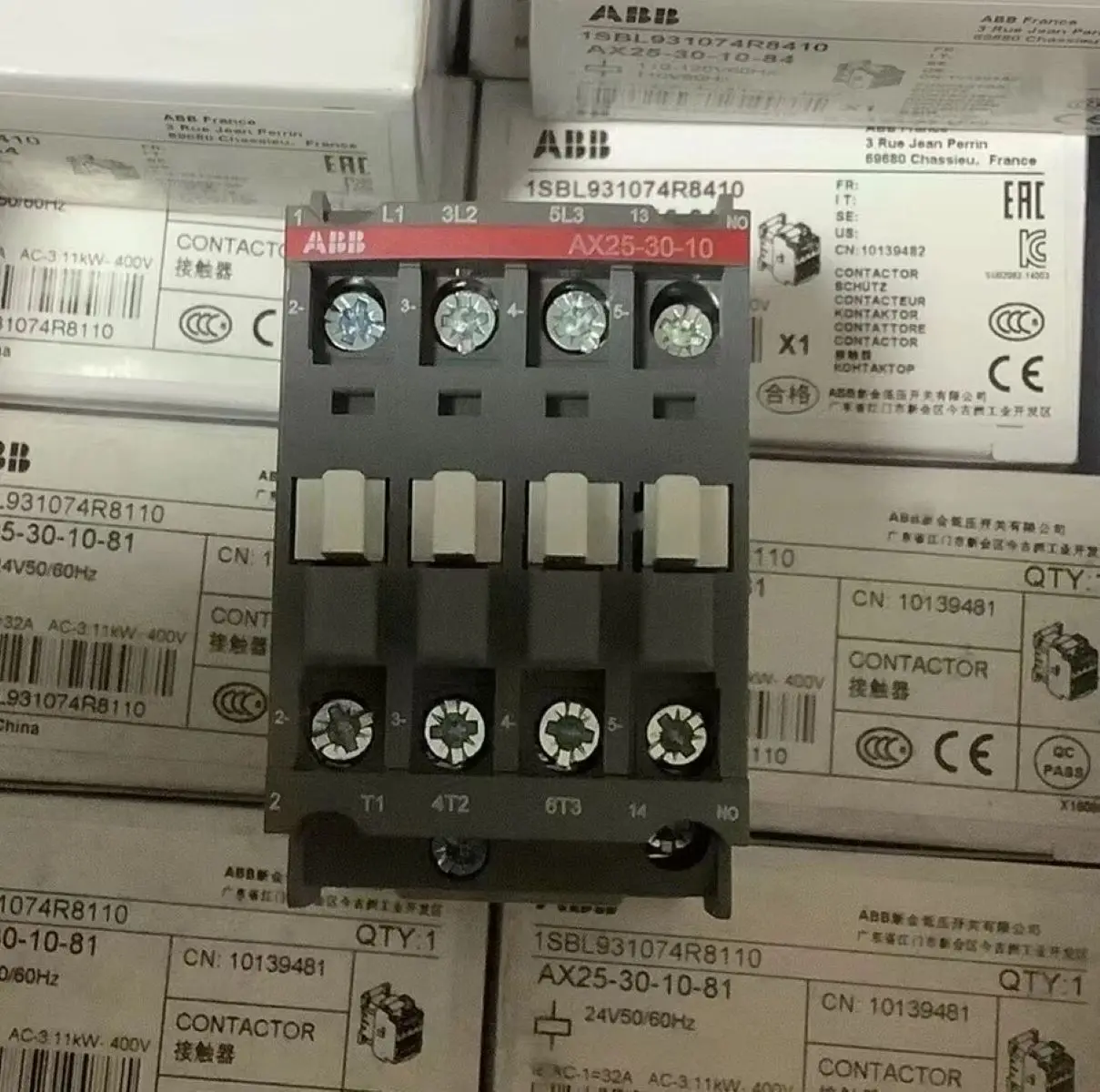 1SBL931074R8110 AX25-30-10-81*24V 50/60Hz 10139481 Contactor