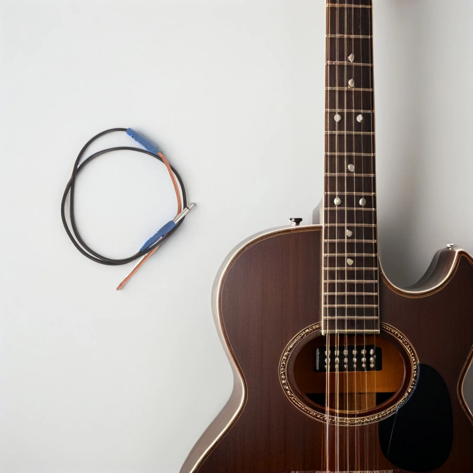 

Guitar Pickups Acoustic Folk Bridge Soft Strip Preamp Tuner Equalizer Front Saddle