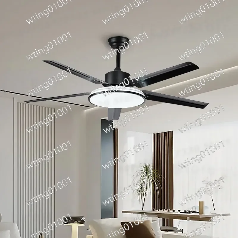 for Ceiling Fan Light Integrated LED with Remote Control Modern Living Room Study Classroom Air Cooling Lamp Energy Saving