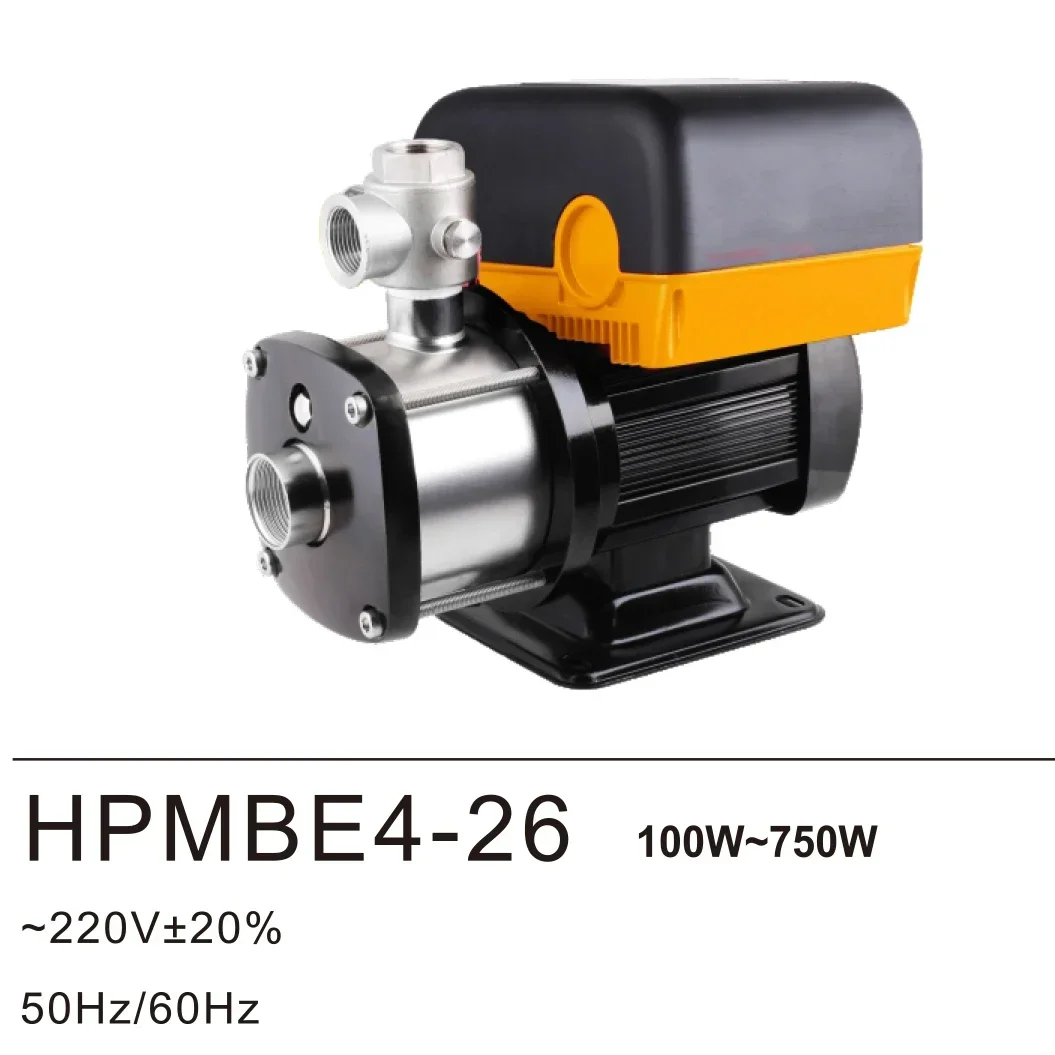 1PCS Permanent ma-gnet variable frequency cen-trifugal large flow booster pump HPMBE4-26 household large shower top spray