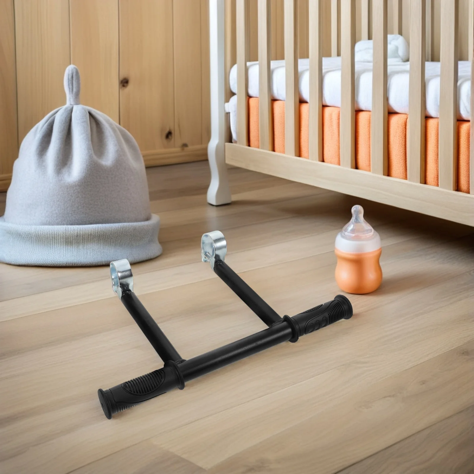 

Baby Walking Cart Handlebar Extender Extension Armrest Stroller Accessories Stainless Steel Bars