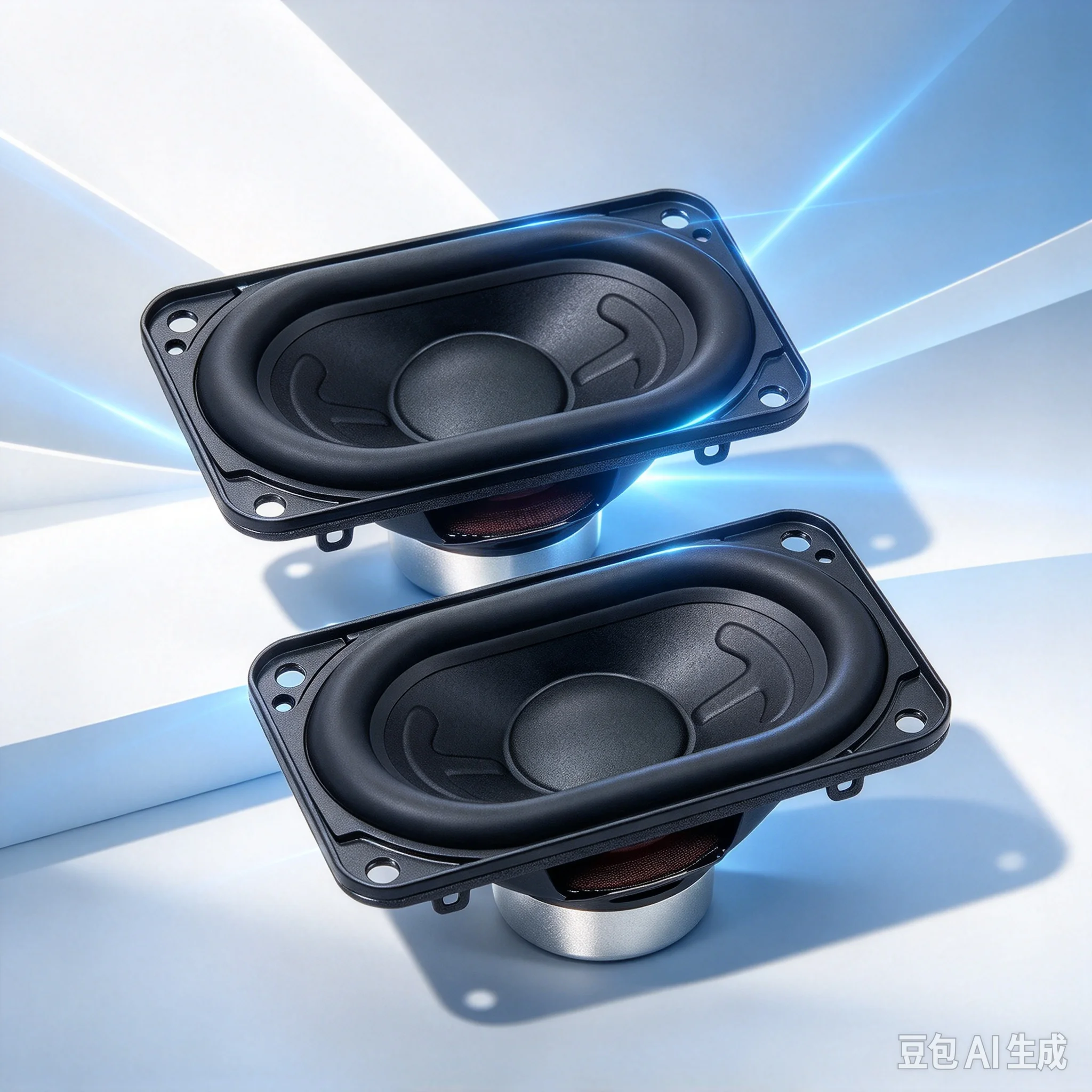 Vibrant 80*44mm Oval Speaker, High Volume Neodymium Long Stroke for DIY Audio