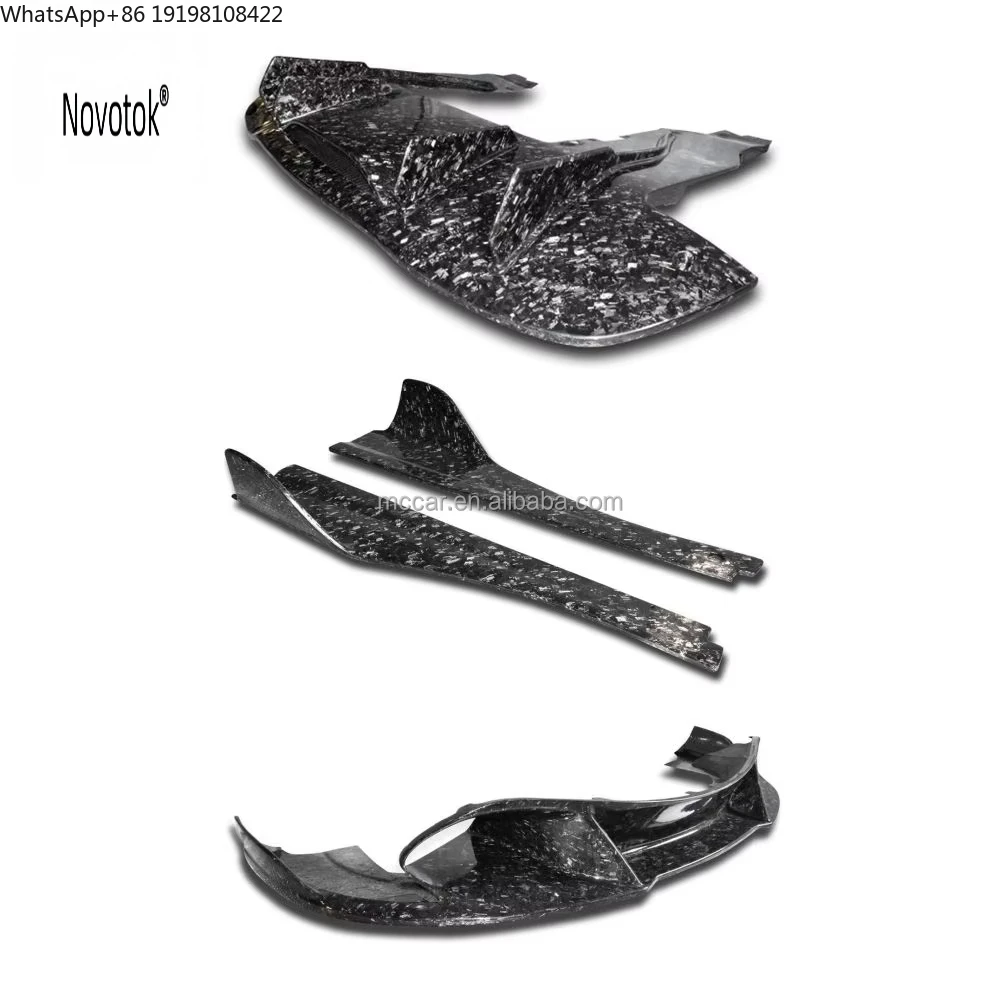 Carbon Fiber top Selling Forged Body Kit Front Lip Diffuser Side Skirt Spoiler body lits For Mclaren 720s