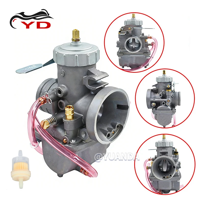 

34mm Round Slide Carburetor VM34-168 42-6015 VM34SC For Yamaha XS650 Honda CB500 Kawasaki KZ400 Suzuki GS550 ATV