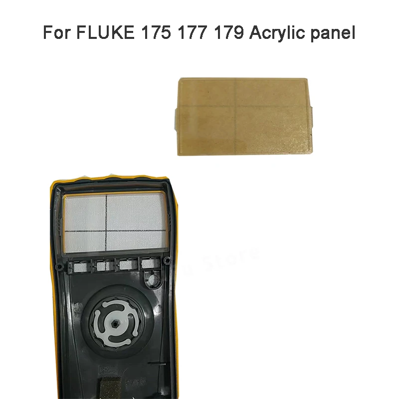 For FLUKE 175 177 179 Front Shell Transparent Acrylic Panel