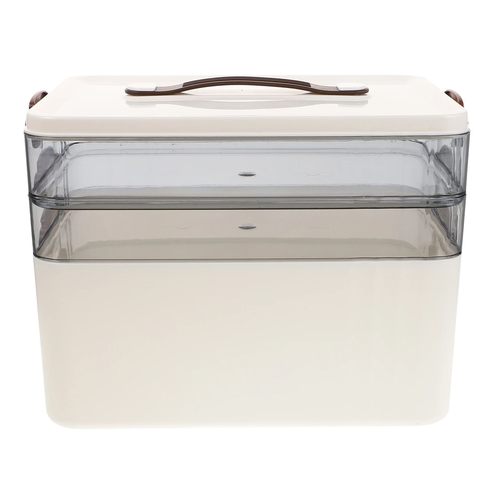 

3PCS Large Capacity Medicine Chest White Multilayer Medical Box Household Pill ganizer Travel Friendly Compact Lidded Storage
