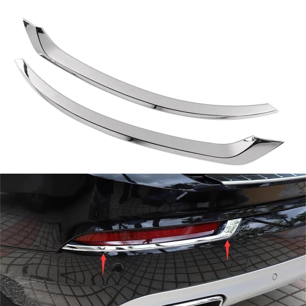 

Car Chrome Rear Fog Light Tail Lamp Eyelid Cover Trim for VOLVO XC90 2016-2020 Car Accessories